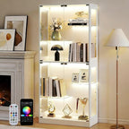 Lamtor 69-inch Glass Display Cabinet – Curio Cabinet by Lamtor