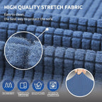 Stretch Couch Covers for Sofa, 3 Cushion Couch Slipcover, Riverside | 1-Piece - Image 5