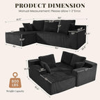 GRUSIGN Cloud Sectional Boneless Couches - Image 2