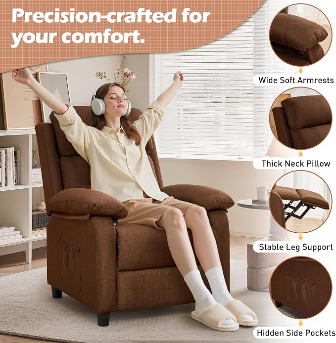 Korser Recliner Chair, Living Room Chairs - Image 5