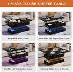SYESWAY 39.4" Lift Top Coffee Table - Image 7
