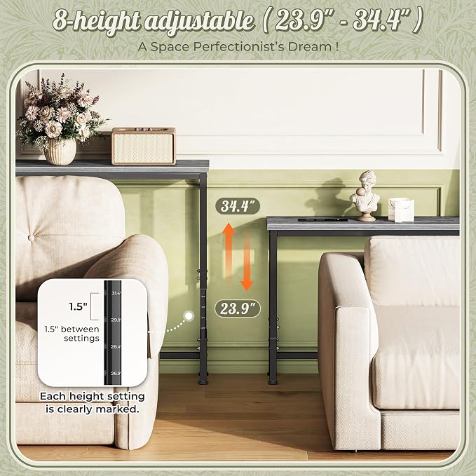 Huuger 102.4 Inch Sofa Table - Image 4