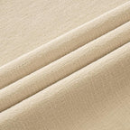 MIULEE Beige Chenille Couch Lumbar Throw Pillow Covers, 12x20 | Set of 2 - Image 2