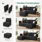 HONBAY Modular Sectional Sofa - Image 4