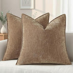 decorUhome Summer Couch Euro Sham Throw Pillow Covers 26x26 Set of 2, by decorUhome