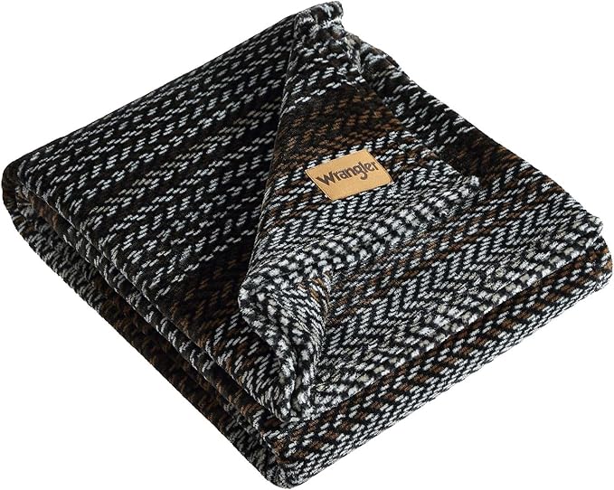 Wrangler - Blanket, Super Soft Plush Fleece Bedding by Wrangler%C2%AE