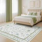 Green and Blue Kids Rugs for Bedroom 5x8 by HazoHaus
