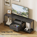 JARHETUN TV Stand with Fabric Drawer - Image 4