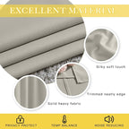 NICETOWN Blackout Drapery Curtain Panel 90 inches Long - Image 3
