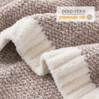 Snuggle Sac Heather Taupe Throw Blanket - Image 3