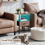 LOAKEKEL Night Stand Set 2, LED Nightstand - Image 7