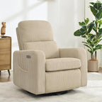 Swivel Rocker Recliner, Oversized Power Recliner Nursery Glider - Image 9