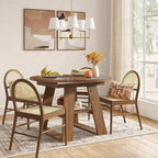 43.3in-59in Extendable Round Dining Table - Image 7