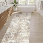 LOONGRUG Runner Rug 2x10 Washable Non-Slip Kitchen Neutral Modern Rug | - Image 5