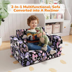 MeMoreCool Toddler Couch Chair – Foldable Kids Sofa - Image 5