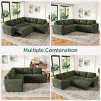 HONBAY Modular Sectional Sleeper Sofa - Image 6