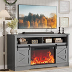 JUMMICO Fireplace TV Stand for 65+ Inch TV - Image 2