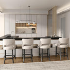 VKNOW Bar Stools Set of 4, Modern Counter Stools - Image 4