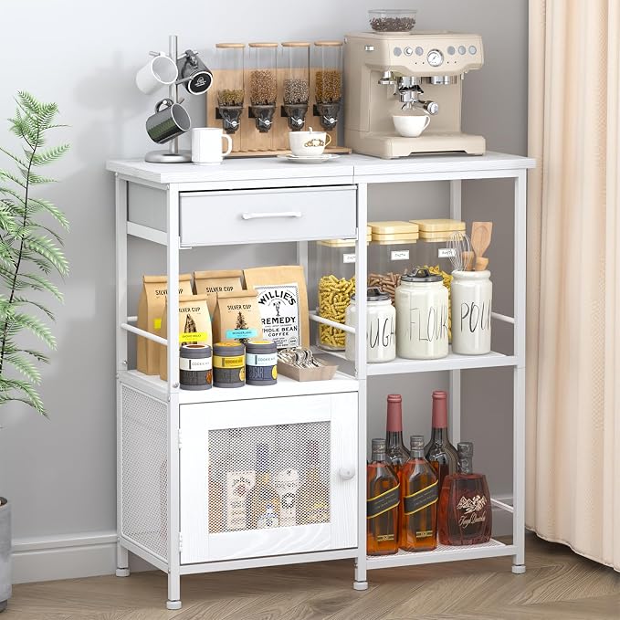 SWTYMIKI Coffee Bar Cabinet for Home by SwtyMiki-TidyHomeSweetLife