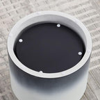 Small Round Coffee Table Nesting End Table Set of 2, MDF Side Circle Accent - Image 8