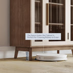 BELLEZE 31" Modern Display Curio Cabinet, 3-Tier White Storage Buffet - Image 3