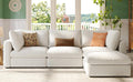 LINSY HOME Oversized Modular Sectional Sofa, 3 Seat Sofa Couches by LINSYHOME