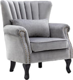 Velvet Accent Chairs Set of 2 - Image 4