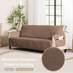 Toffee Quilted Recliner Covers, Waterproof Recliner Chair Covers, Lazy Boy - Image 8