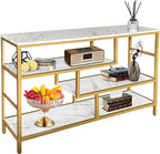 AT-VALY Console Table 4-Tier Storage Shelves Entryway Table Hallway Tables - Image 6