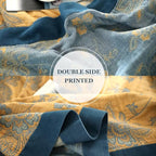 LUTBM Boho Throw Blanket for Bed 100% Cotton Ultra Soft Rustic Quilt Summer - Image 6
