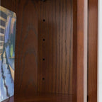 Leick Home 82263 Mission Mantel Height Corner Bookcase - Image 7