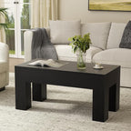 FABATO 41.7'' Lift Top Coffee Table, Wooden Rectangle Coffee Table - Image 8