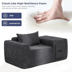 MAXYOYO Folding Sofa Couch, Convertible Floor Sofa - Image 5