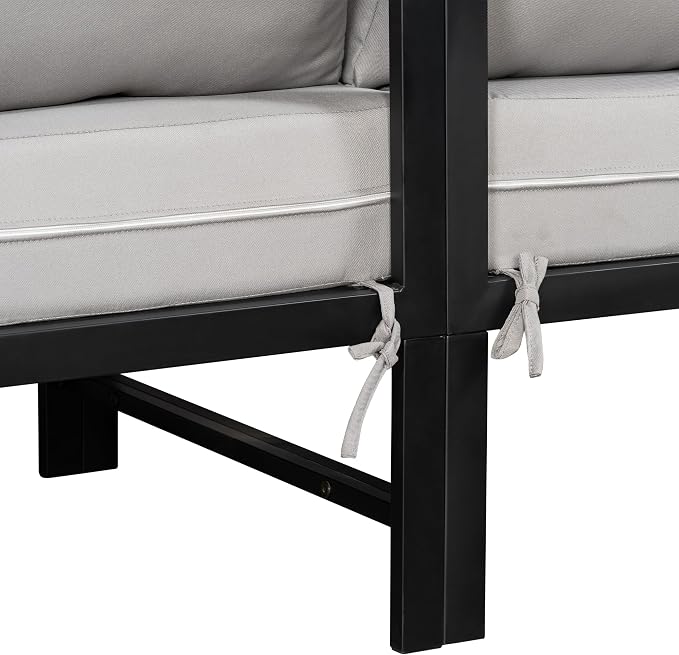 VilroCaz Outdoor L-Shaped Sectional Sofa - Image 8