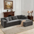 Hetoy Oversized L Shape Modular Sofa, Soft Modular Sectional Couch by HetoyRideon