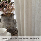 Pitalk Beige Curtains 78 Inches Long - Image 4