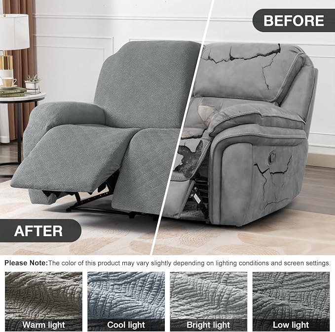 Timeles Recliner Covers Recliner Loveseat Covers Reclining Couch Covers Sofa - Image 4