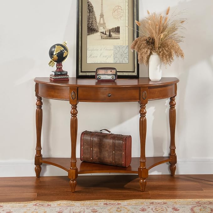 LEEMTORIG Demi Lune Console Table - Image 5