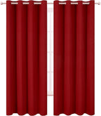 Blackout Curtains 66 x 84 inch/Red Curtains Set of 2 Panels/Thermal Insulated - Image 2