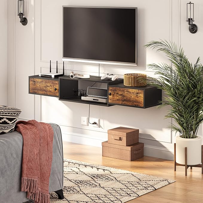 HOOBRO 55" Floating TV Stand - Image 3