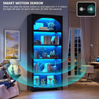 Dystler 5-Tier Arched Bookshelf - Image 5