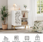JOINICE Accent Cabinet with Doors, Sideboard Buffet Cabinet with Storage - Image 4