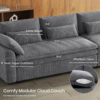Belffin Large Modular Sectional Sofa - Image 6