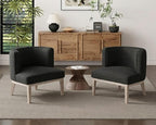 Gray Barrel Chairs Set of 2 - Image 8