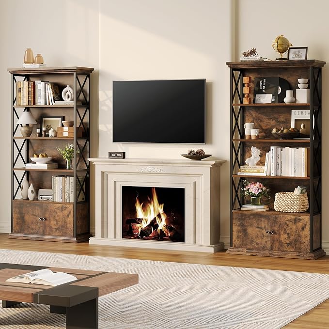 GOLDDAY 5-Tier Tall Bookcase - Image 6