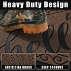 Yimobra Welcome Mats for Front Door 36x24, Heavy Duty Waterproof Outdoor Door - Image 2
