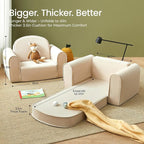 Tiny Land 2-in-1 Foldable Kids Couch - Image 5