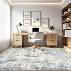 LOONGRUG 12x15 Area Rug Washable Large Neutral Modern Living Room Rugs | - Image 8