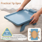 SINWANT Couch Arm Table, Bamboo Sofa Clip on Tray Tables, Sofa Armrest Tray - Image 4