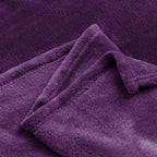 BEDELITE Fleece Blanket Soft Plush Queen Size Bed Blanket Purple 90"x90" | - Image 8
